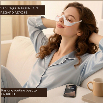 Méthode 10×7 — Regard Reposé avec nos Lunettes masseur LED